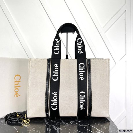 Chloe Large Woody Tote Bag