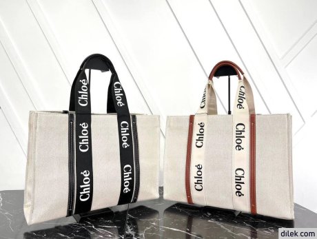 Chloe Large Woody Tote Bag