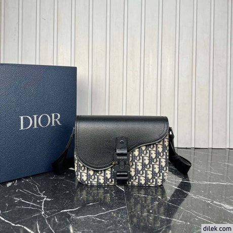 Christian Dior Saddle Messenger Bag with Flap