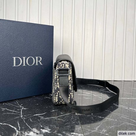 Christian Dior Saddle Messenger Bag with Flap