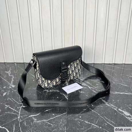 Christian Dior Saddle Messenger Bag with Flap
