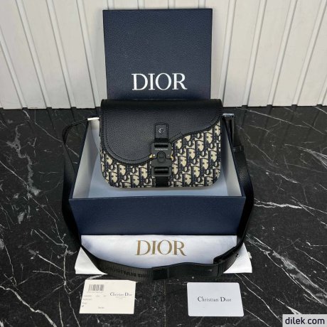 Christian Dior Saddle Messenger Bag with Flap