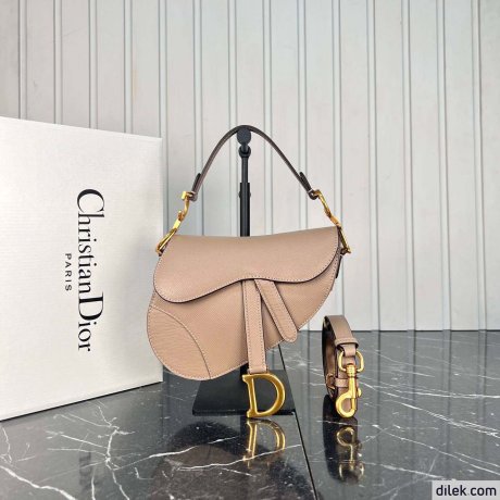 Dior Mini Saddle Bag With Strap