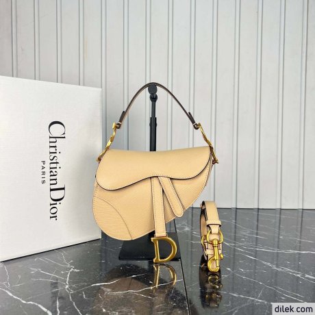 Dior Mini Saddle Bag With Strap