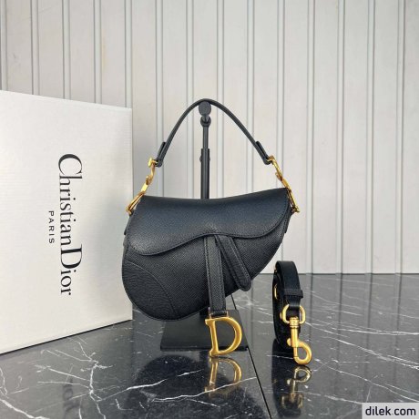 Dior Mini Saddle Bag With Strap