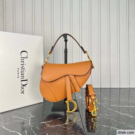 Dior Mini Saddle Bag With Strap