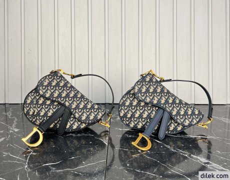 Dior Mini Saddle Bag With Strap