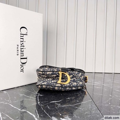 Dior Mini Saddle Bag With Strap