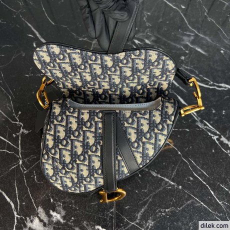 Dior Mini Saddle Bag With Strap