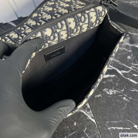 Dior Mini Saddle Messenger Bag with Flap