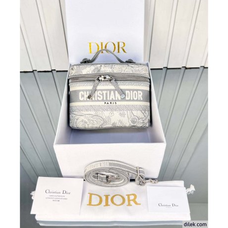 Dior Small Travel Vanity Case with Shoulder Strap