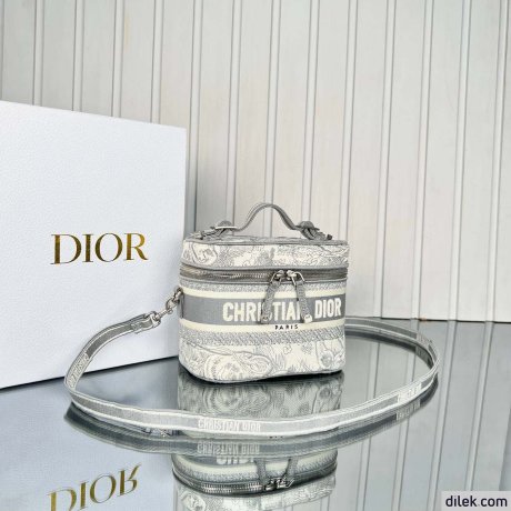 Dior Small Travel Vanity Case with Shoulder Strap