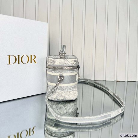 Dior Small Travel Vanity Case with Shoulder Strap