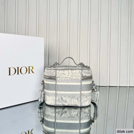 Dior Small Travel Vanity Case with Shoulder Strap