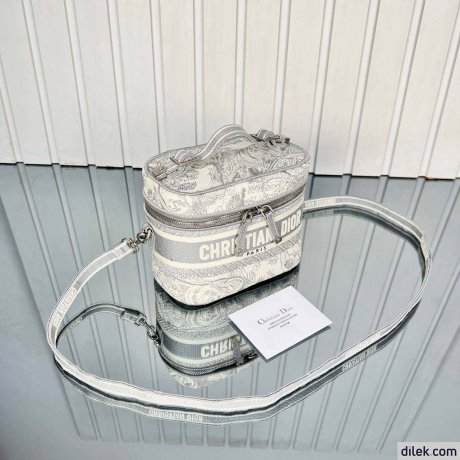 Dior Small Travel Vanity Case with Shoulder Strap