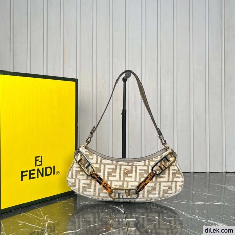Fendi O-Lock Swing Hobo Bag