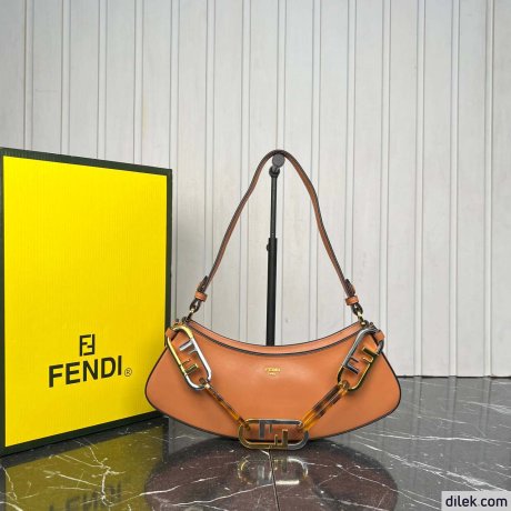 Fendi O-Lock Swing Hobo Bag