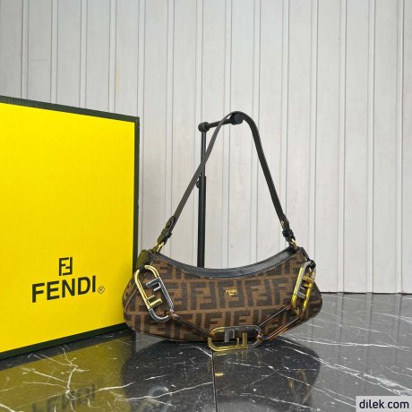Fendi O-Lock Swing Hobo Bag