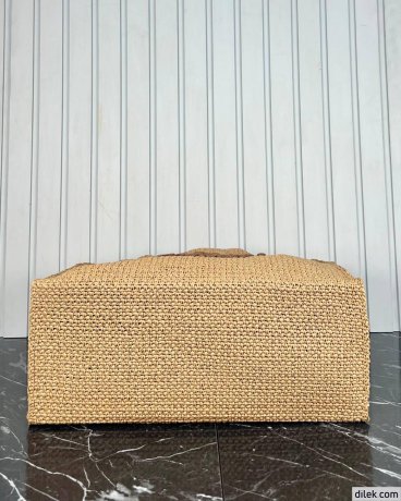 Fendi Raffia Tote Bag