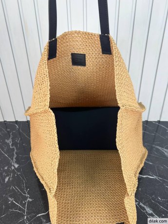 Fendi Raffia Tote Bag