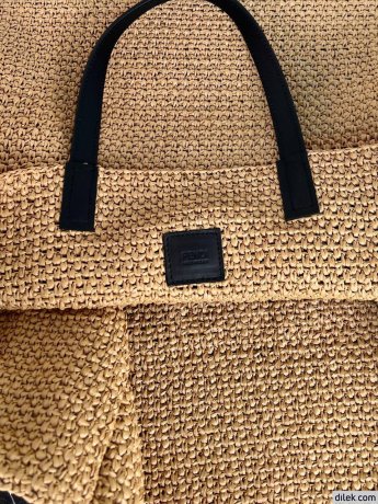 Fendi Raffia Tote Bag