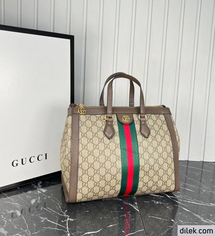 Gucci GG Supreme Ophidia Medium Tote Bag