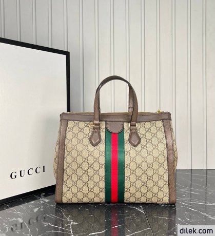 Gucci GG Supreme Ophidia Medium Tote Bag