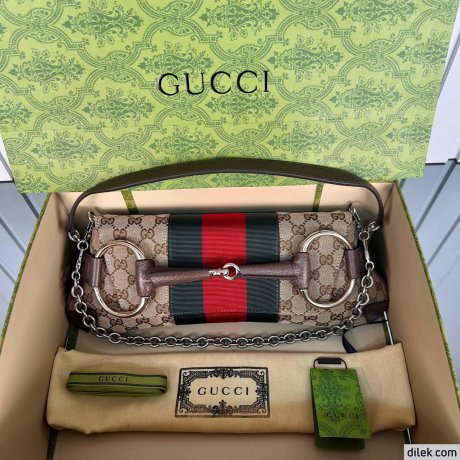 Gucci Horsebit Chain Medium Shoulder Bag