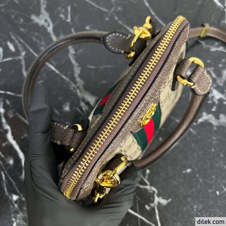 Gucci Mini Ophidia GG Supreme Top-Handle Bag