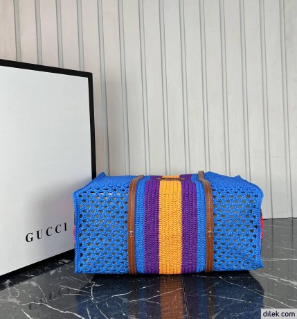 Gucci Raffia Tote Bag