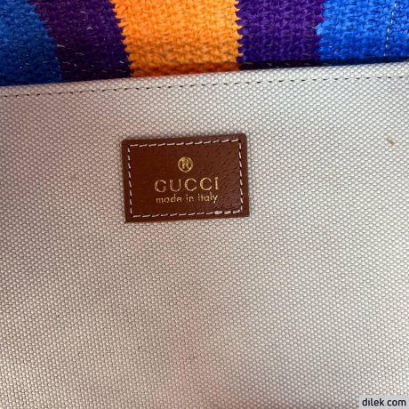 Gucci Raffia Tote Bag