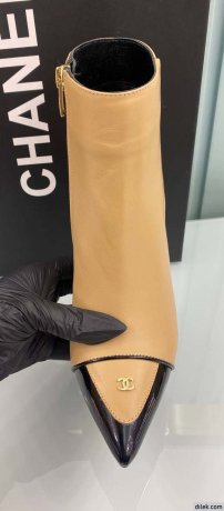 Chanel Women Leather Boot