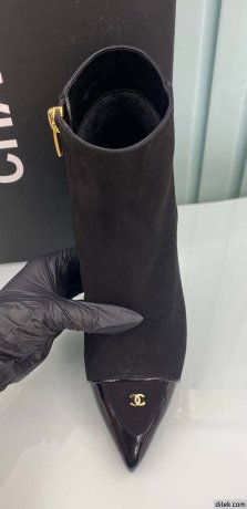 Chanel Women Leather Boot