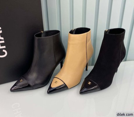 Chanel Women Leather Boot