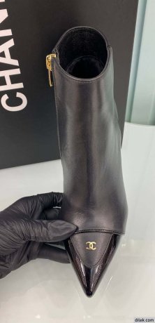 Chanel Women Leather Boot