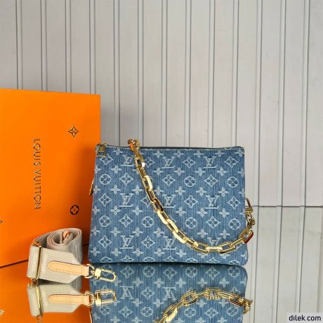 Louis Vuitton Coussin PM Monogram Denim
