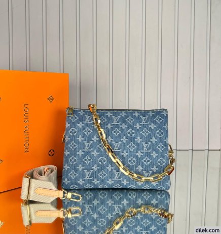 Louis Vuitton Coussin PM Monogram Denim