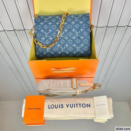 Louis Vuitton Coussin PM Monogram Denim