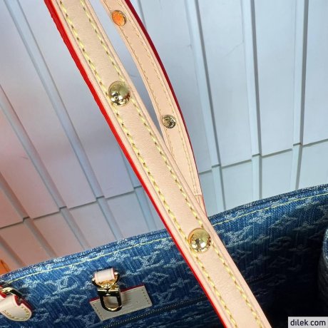 Louis Vuitton Onthego MM Monogram Denim