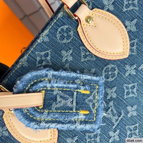 Louis Vuitton Onthego MM Monogram Denim