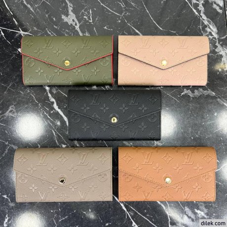 Louis Vuitton Sarah Wallet Empreinte Leather
