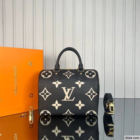 Louis Vuitton Speedy Bandouliere 25 Bicolor Monogram
