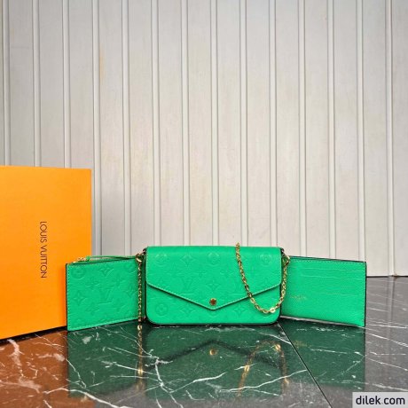 Louis Vuitton Felicie Pochette Empreinte Leather