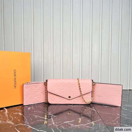 Louis Vuitton Felicie Pochette Empreinte Leather