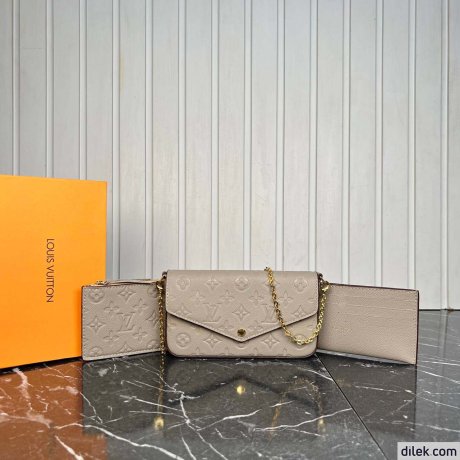 Louis Vuitton Felicie Pochette Empreinte Leather