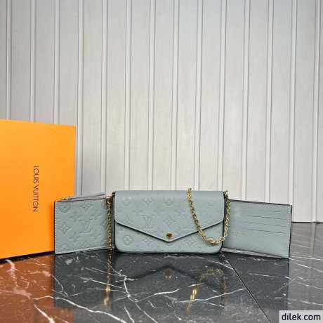 Louis Vuitton Felicie Pochette Empreinte Leather