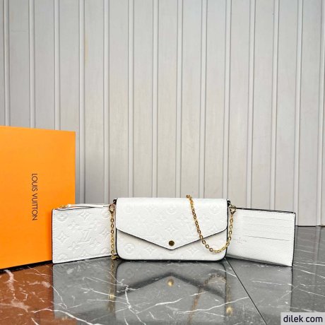 Louis Vuitton Felicie Pochette Empreinte Leather