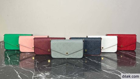Louis Vuitton Felicie Pochette Empreinte Leather
