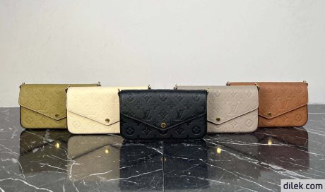 Louis Vuitton Felicie Pochette Empreinte Leather