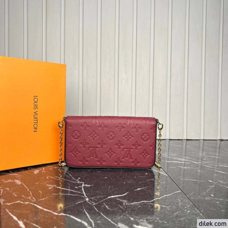 Louis Vuitton Felicie Pochette Empreinte Leather
